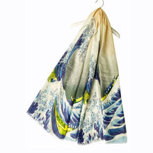 Load image into Gallery viewer, Hokusai's Great Wave Scarf