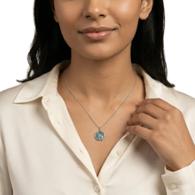 Load image into Gallery viewer, Turquoise Color Enamel Horse Pendant Necklace