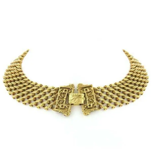 Load image into Gallery viewer, Interlaced Chain Collar Necklace