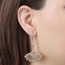 Load image into Gallery viewer, Multi Crystal &amp; Faux Pearl Earrings